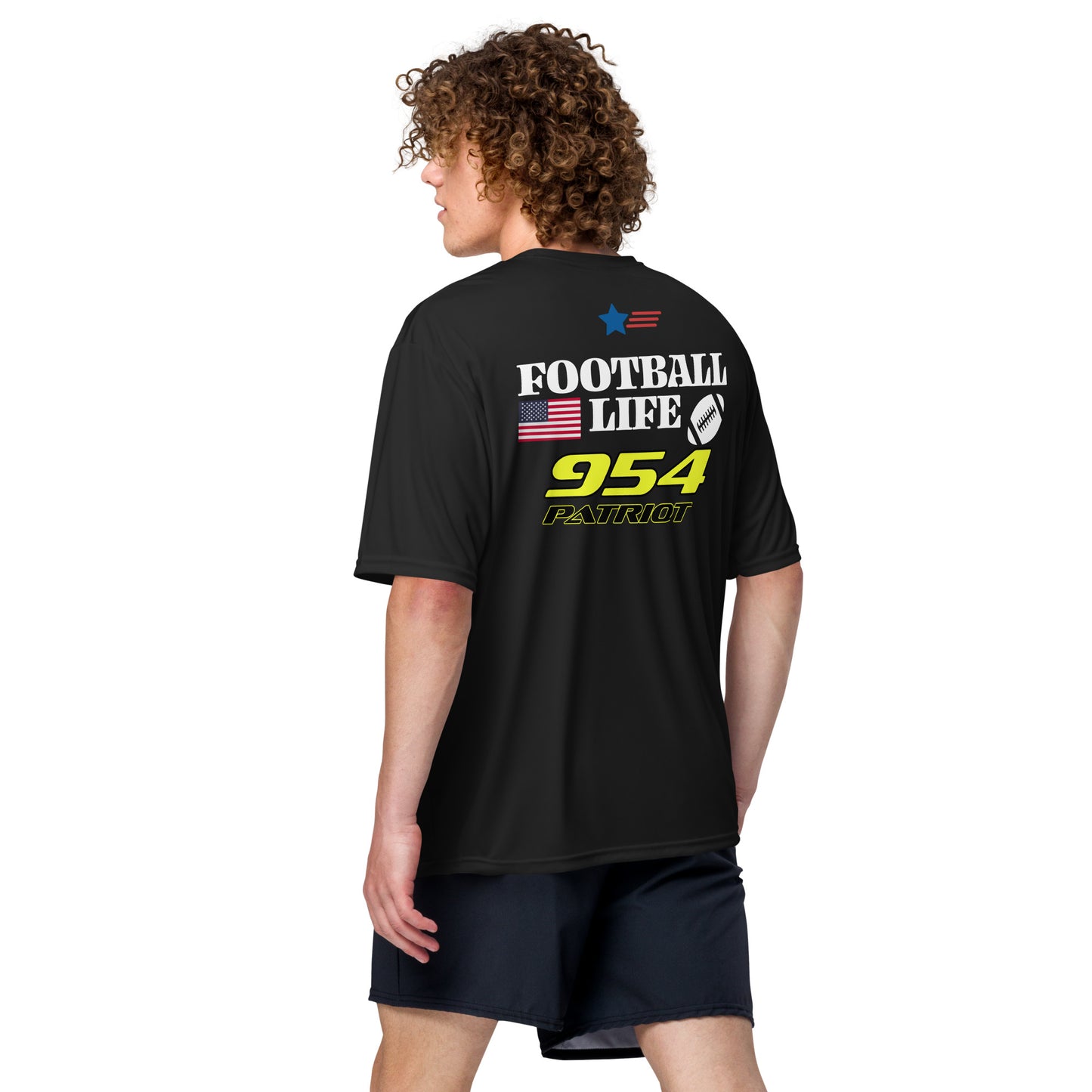 Football Life 954 Signature Unisex performance crew neck t-shirt