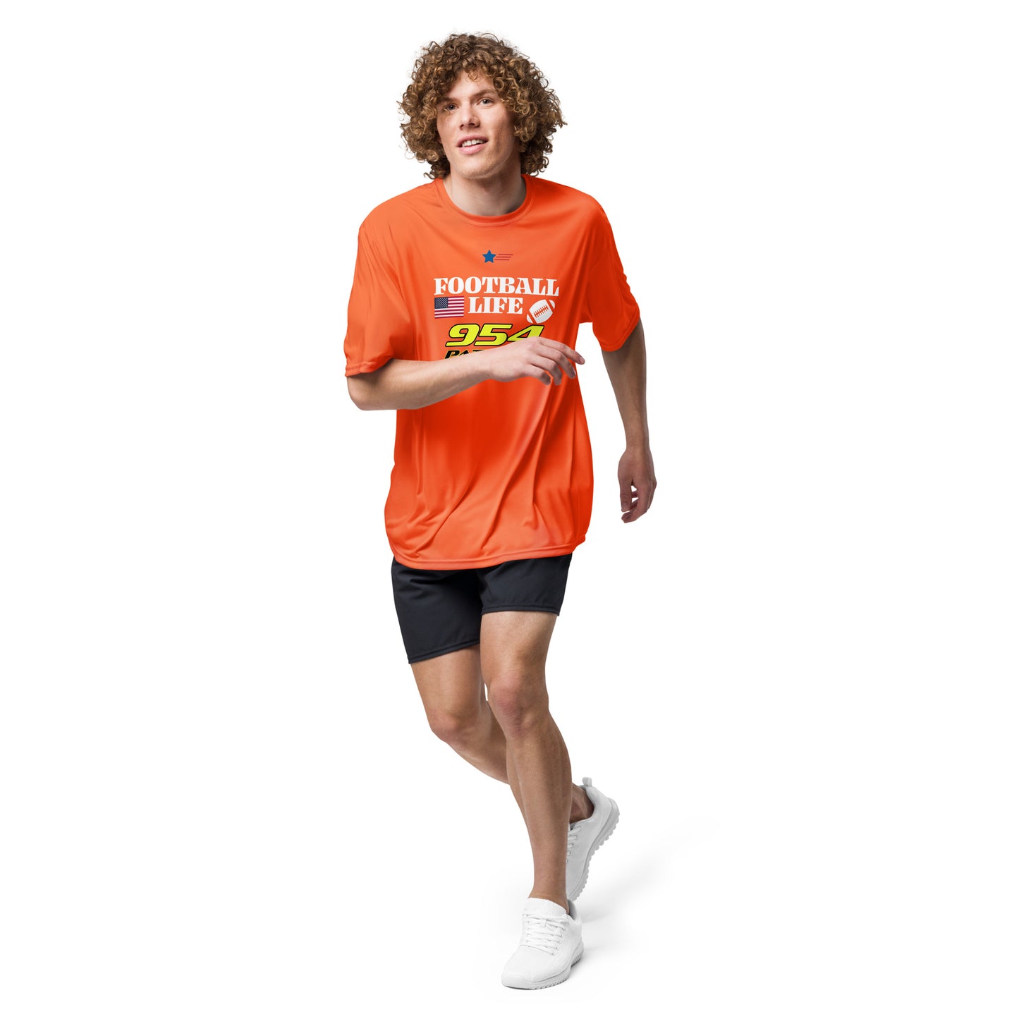 Football Life 954 Signature Unisex performance crew neck t-shirt