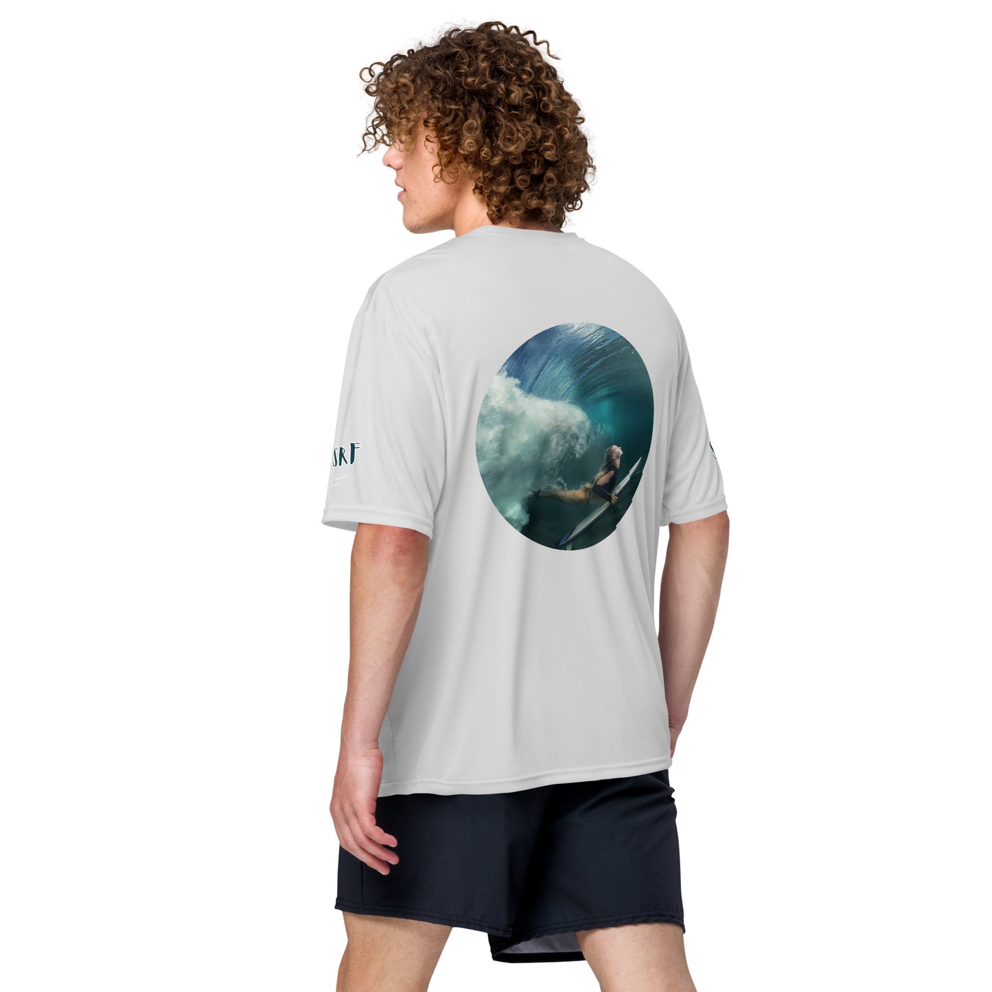 Surf 954 Unisex performance crew neck t-shirt