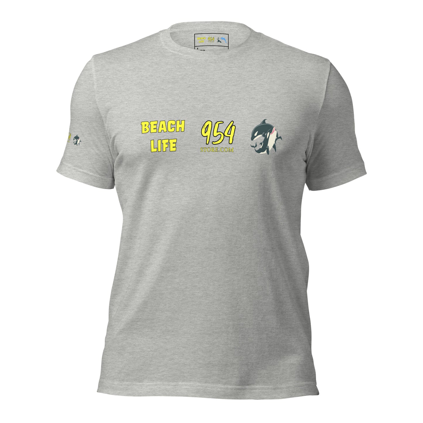 Beach Life Triple Dolphins 954 Signature Unisex t-shirt