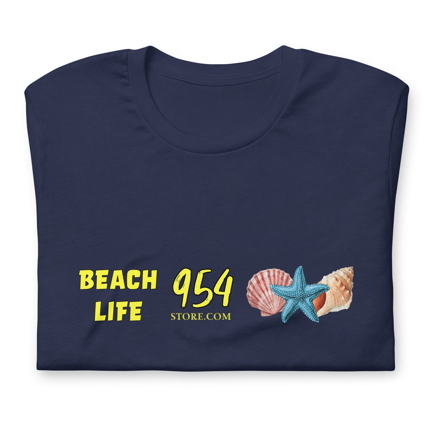 Beach Life Seashells 954 Signature Unisex t-shirt