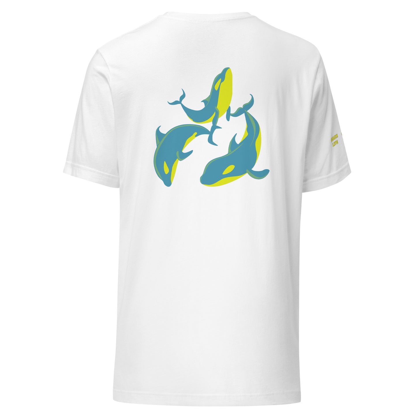 Beach Life Triple Dolphins 954 Signature Unisex t-shirt