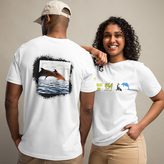 Beach Life Dolphins 954 Signature Unisex t-shirt