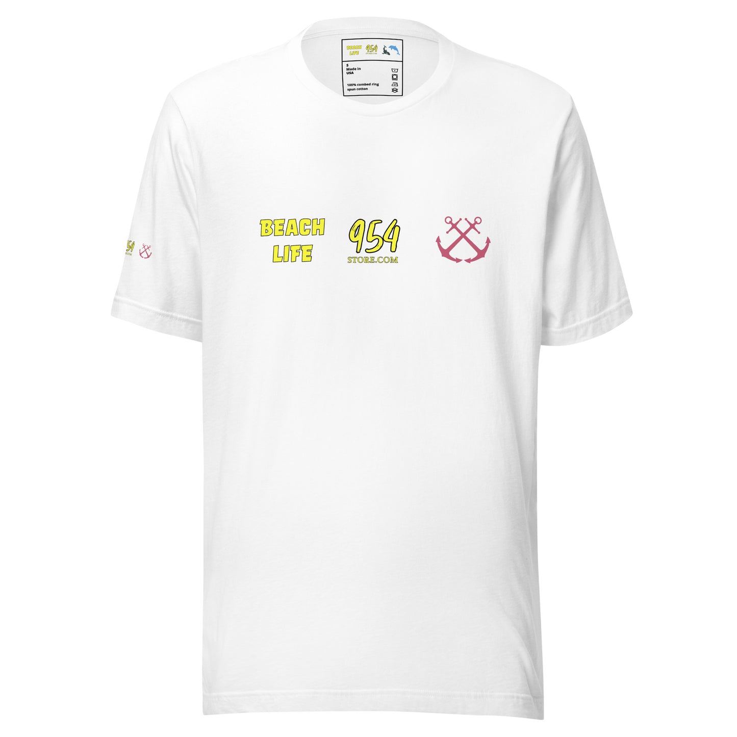 Beach Life 954 Signature Unisex t-shirt