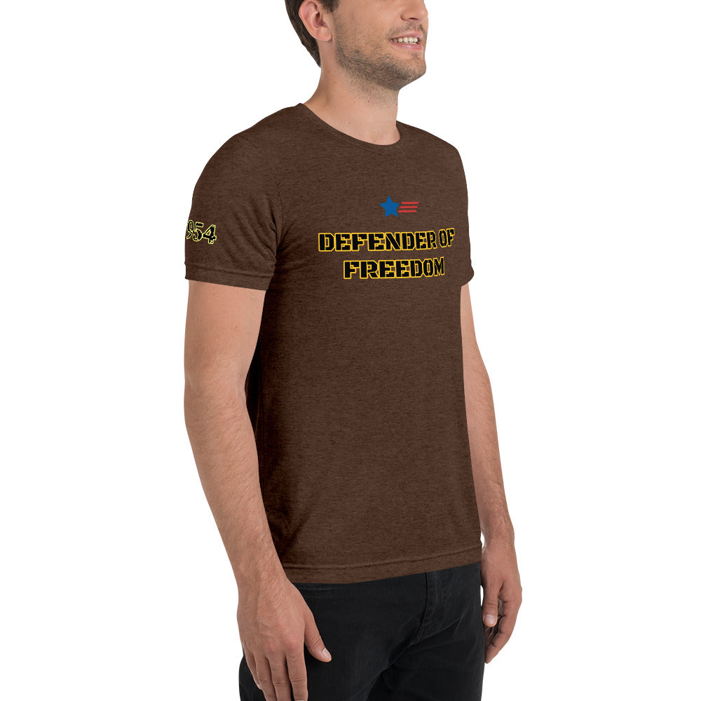 Defender of Freedom 954 Signature Short sleeve t-shirt