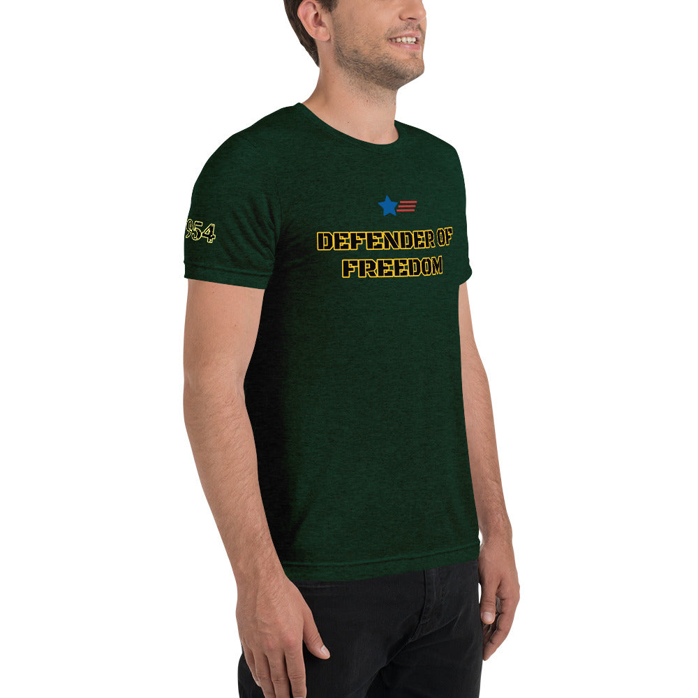 Defender of Freedom 954 Siganture Short sleeve t-shirt
