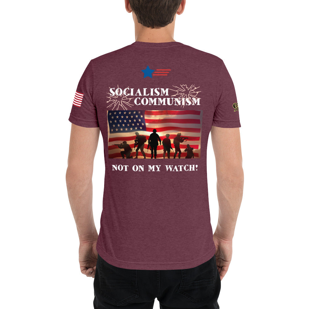 Defender of Freedom 954 Siganture Short sleeve t-shirt