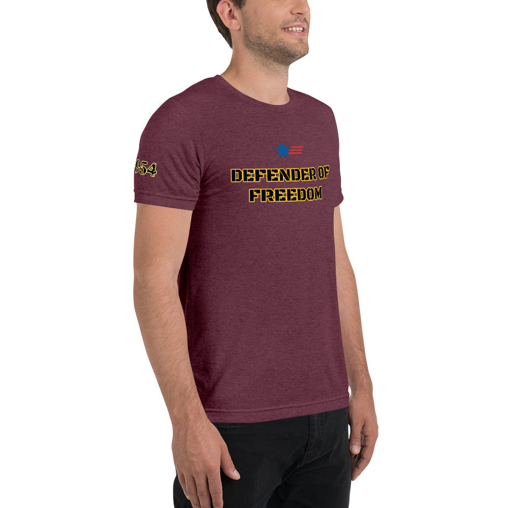 Defender of Freedom 954 Signature Short sleeve t-shirt