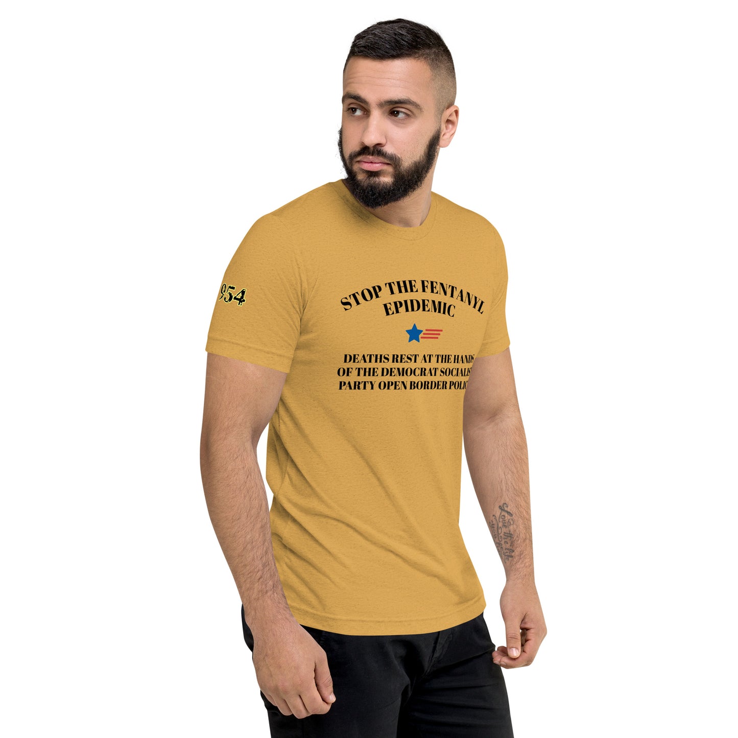 Stop Fentanyl 954 Signature Short sleeve t-shirt