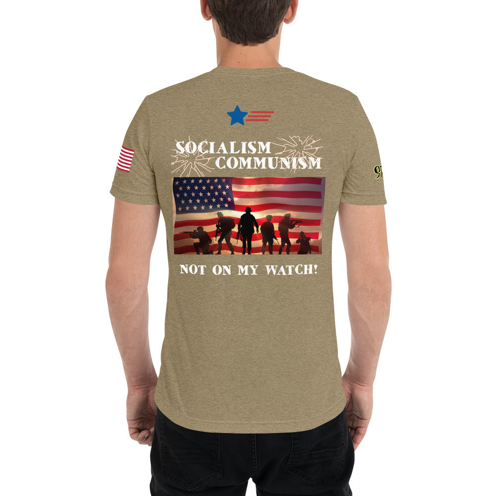 Defender of Freedom 954 Siganture Short sleeve t-shirt