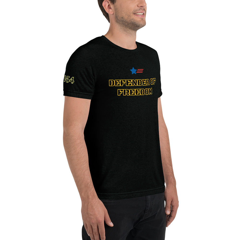 Defender of Freedom 954 Siganture Short sleeve t-shirt