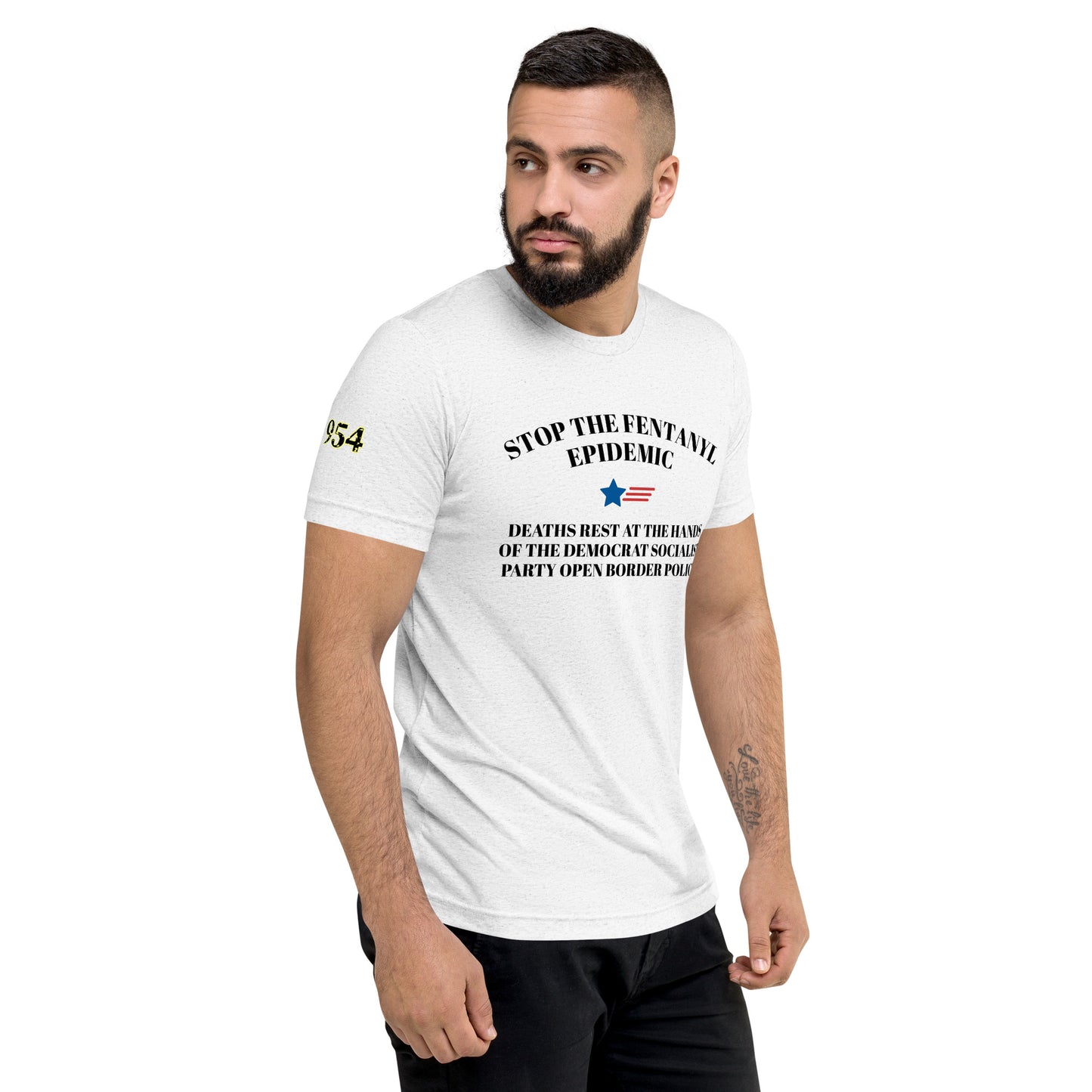 Stop Fentanyl 954 Signature Short sleeve t-shirt
