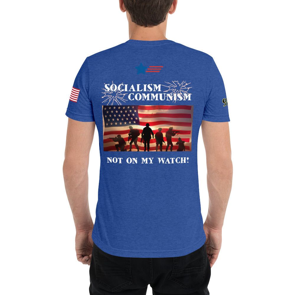 Defender of Freedom 954 Siganture Short sleeve t-shirt
