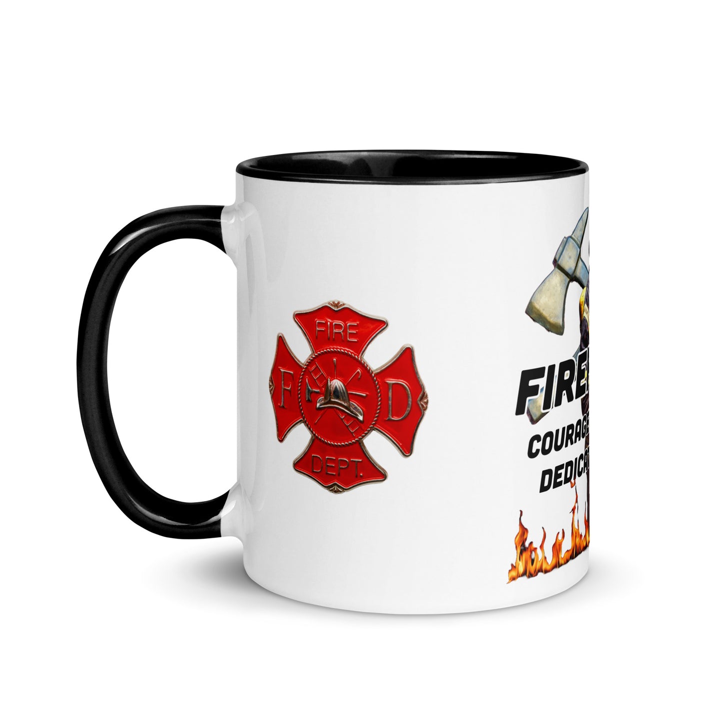 Firefighter 954 Mug with Color Inside