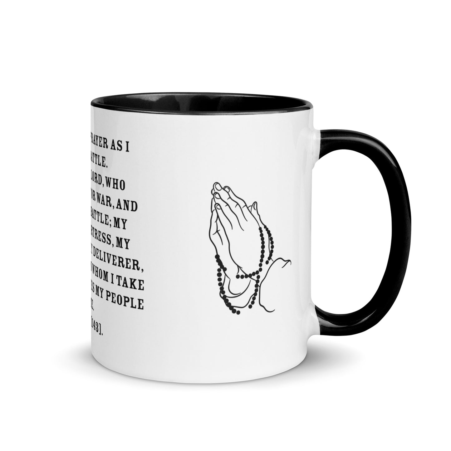 954covenant Solider's Prayer Mug with Color Inside