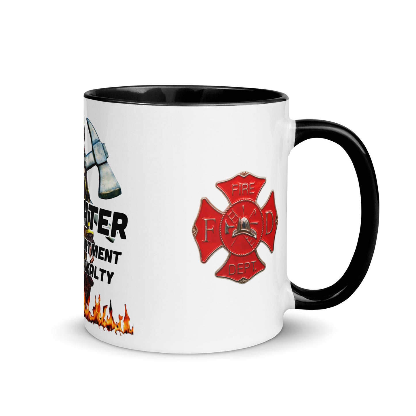 Firefighter 954 Mug with Color Inside