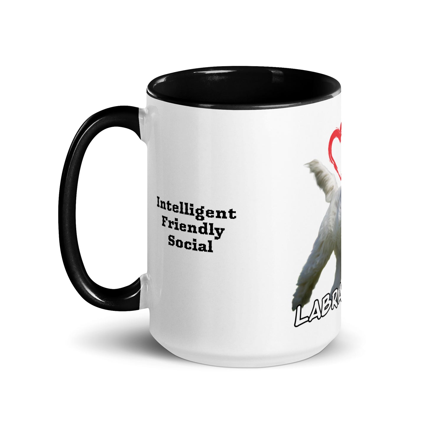 Labradoodle Play 954 Signature Mug with Color Inside