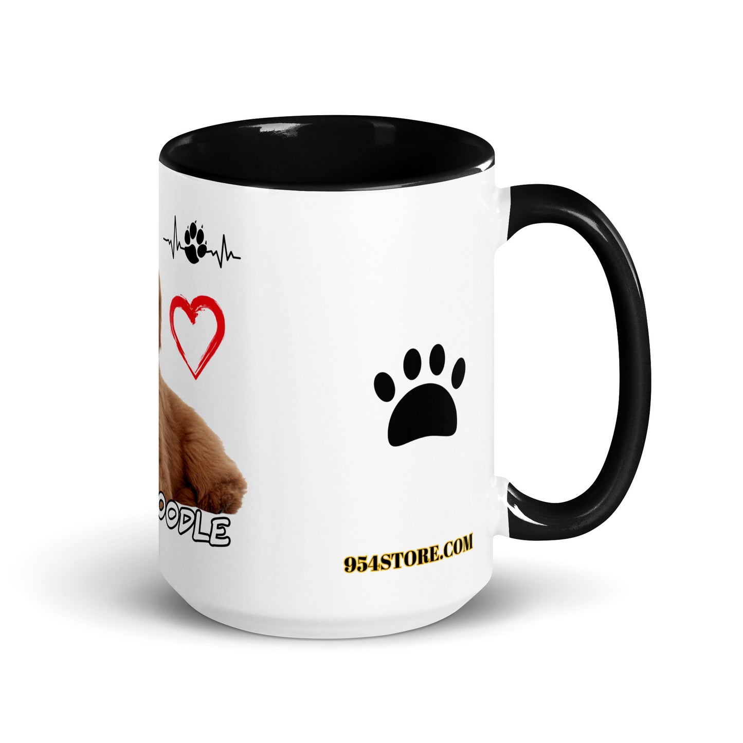 Labradoodle 954 Signature Mug with Color Inside
