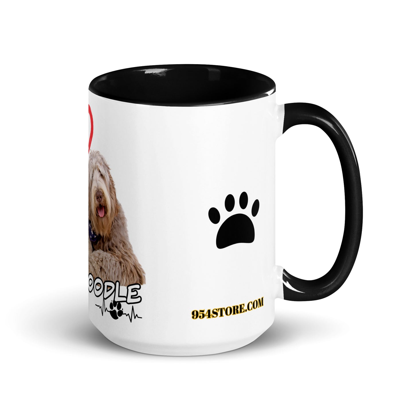 Labradoodles 954 Signature Mug with Color Inside