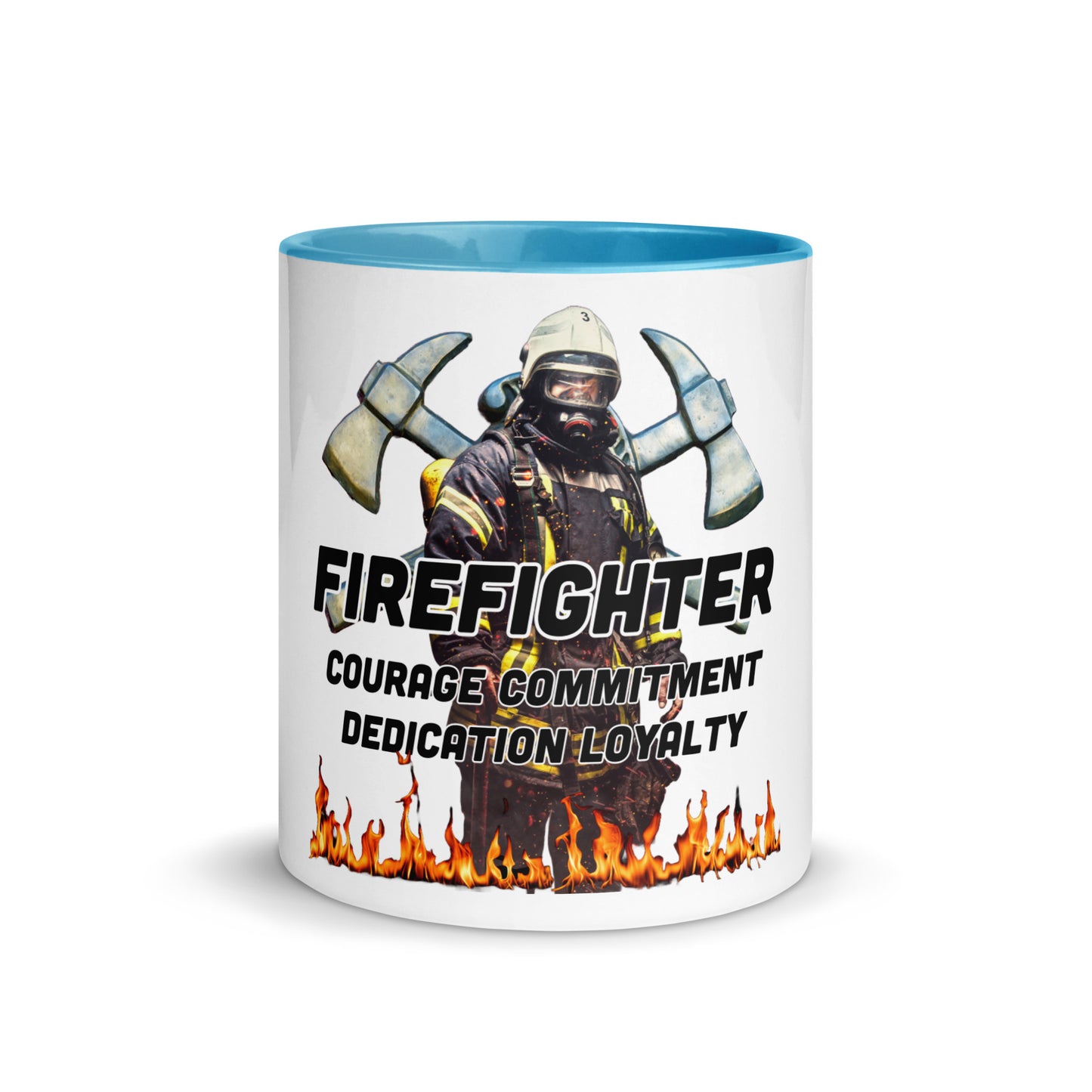 Firefighter 954 Mug with Color Inside