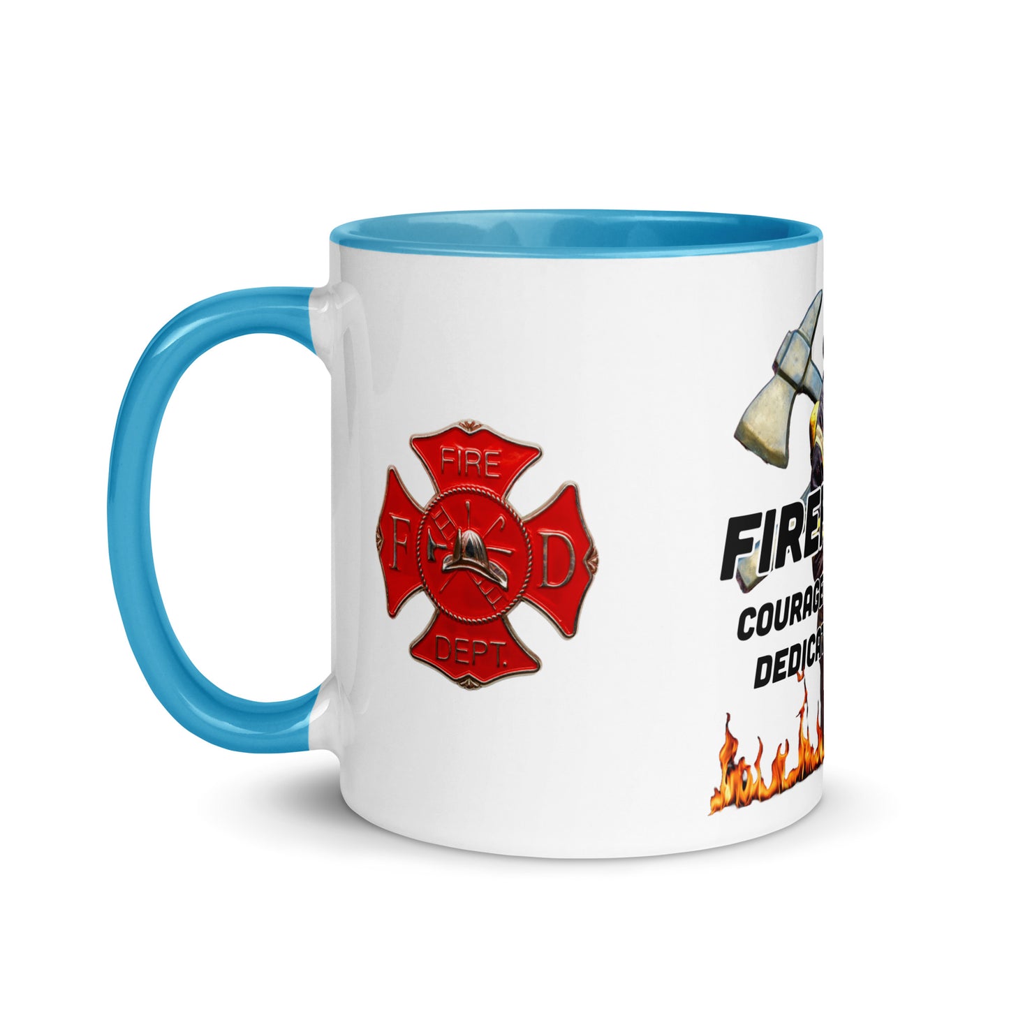Firefighter 954 Mug with Color Inside