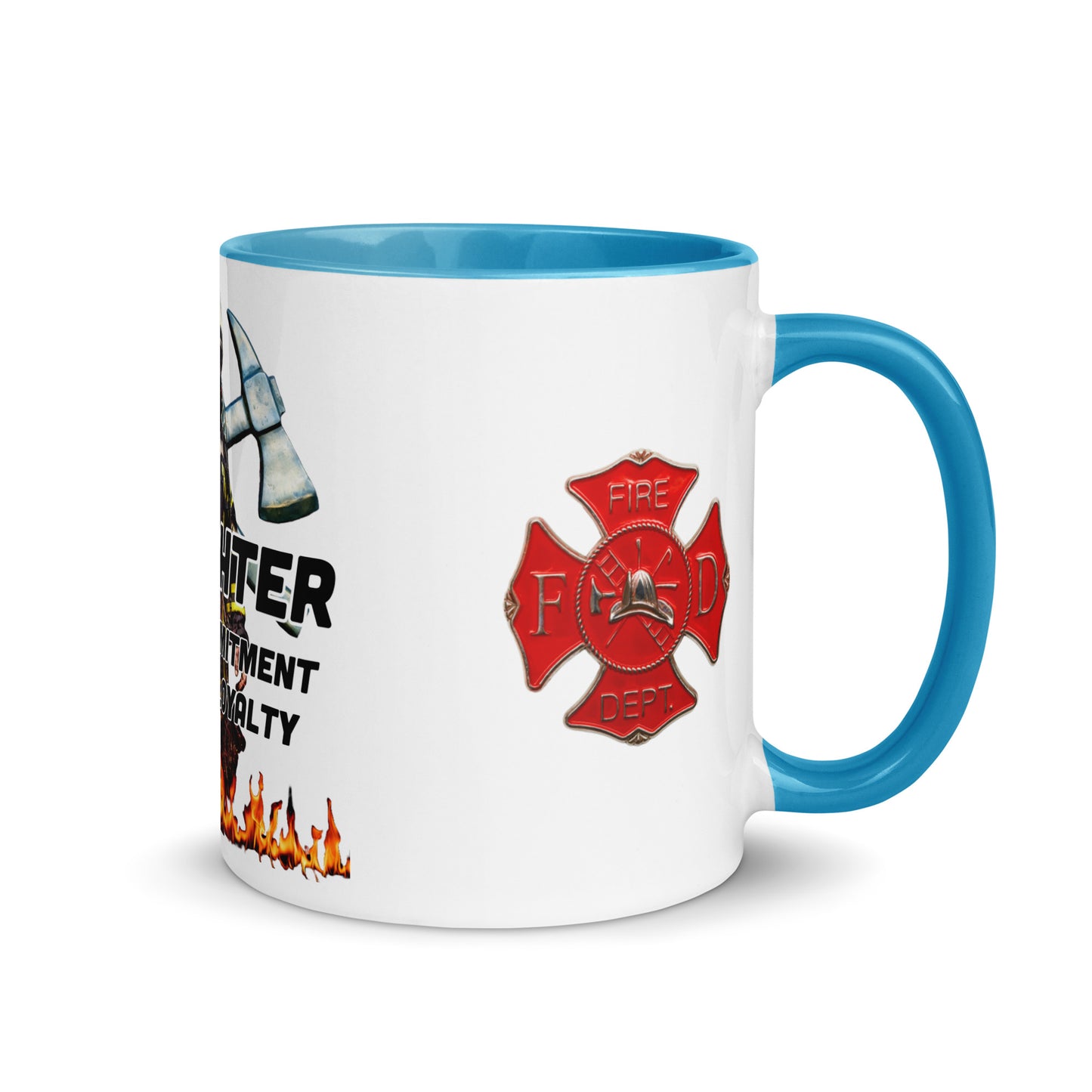 Firefighter 954 Mug with Color Inside