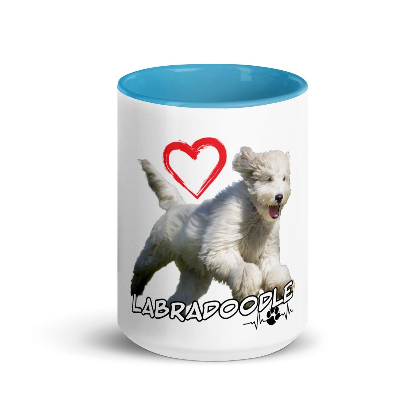 Labradoodle Play 954 Signature Mug with Color Inside