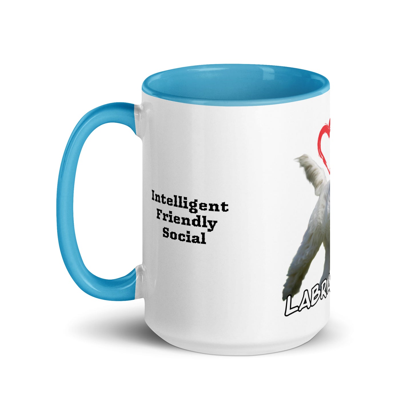 Labradoodle Play 954 Signature Mug with Color Inside