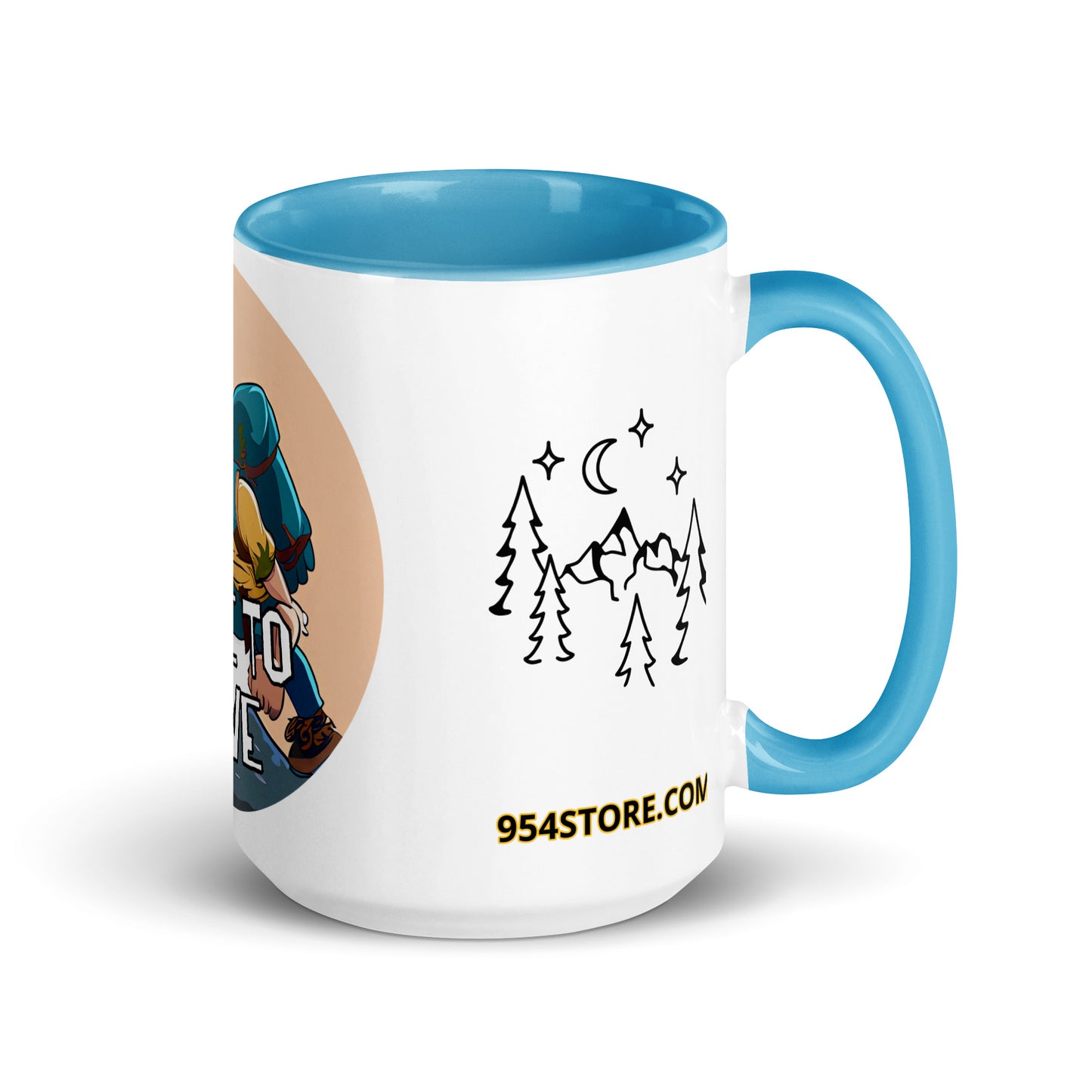DTL Climb 954 Signature Mug with Color Inside