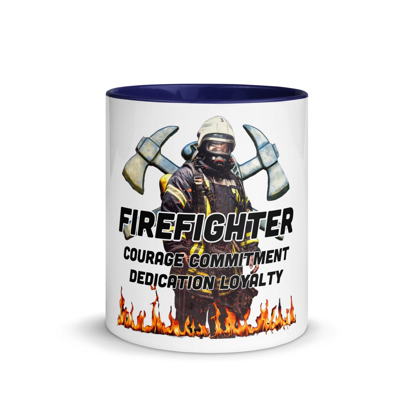 Firefighter 954 Mug with Color Inside