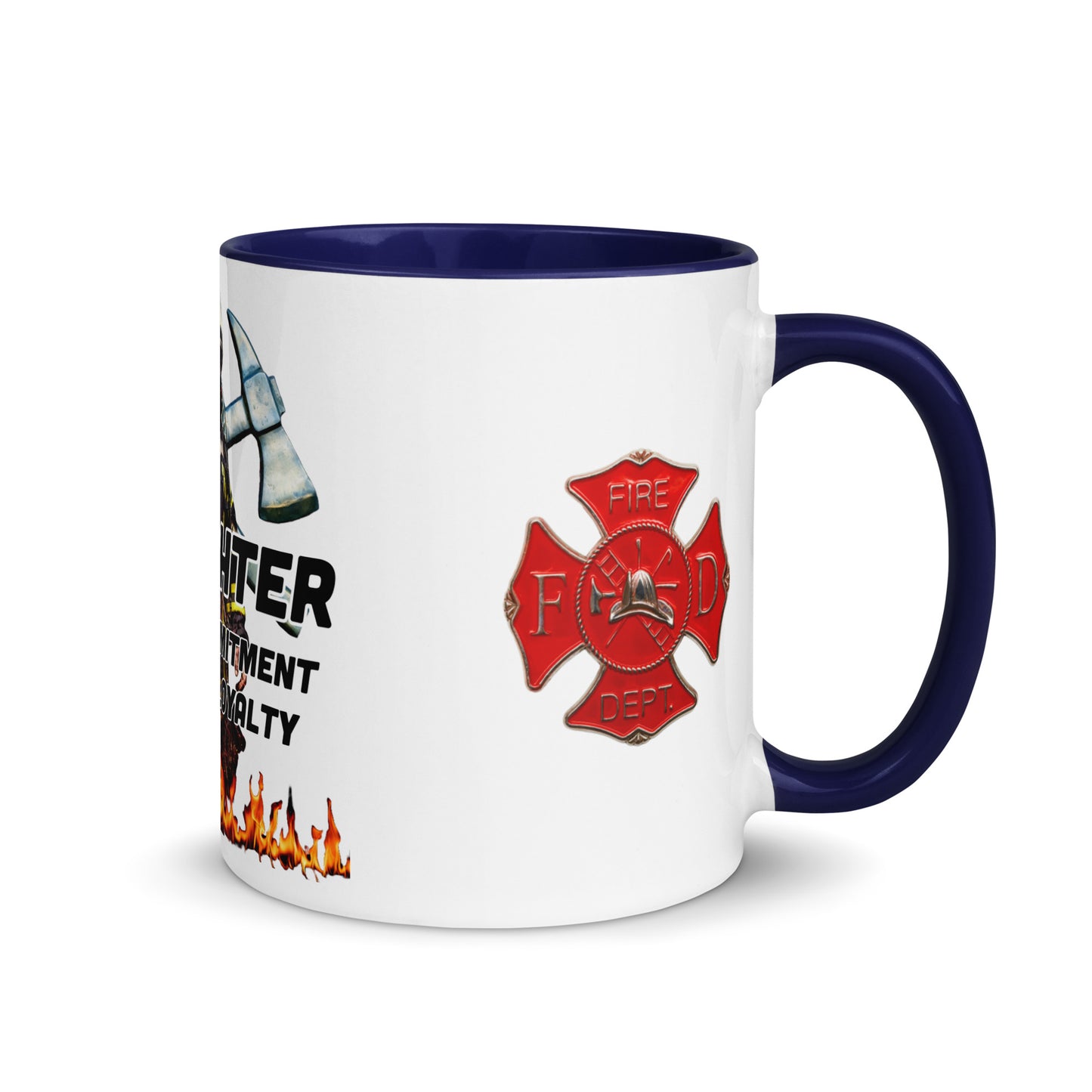 Firefighter 954 Mug with Color Inside