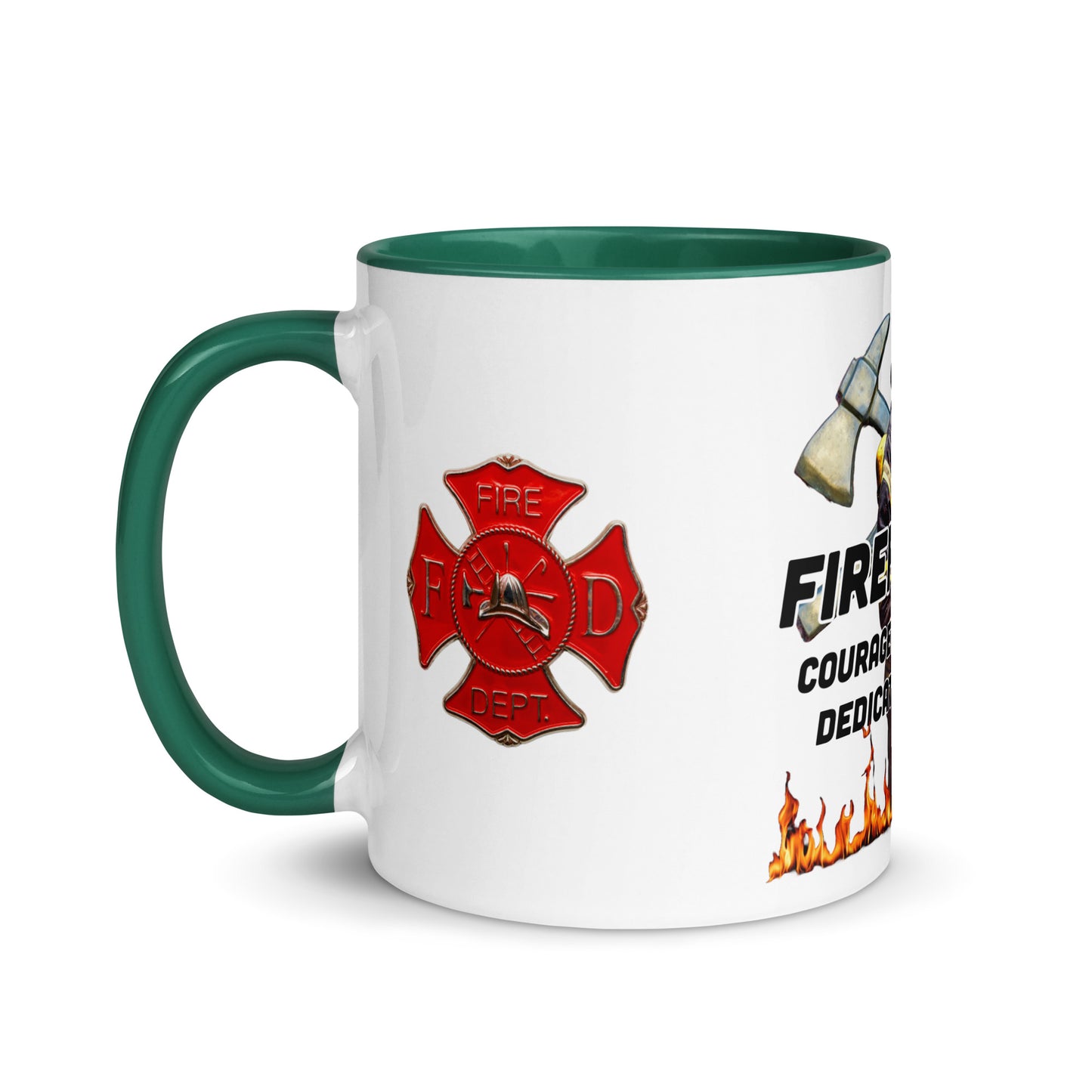 Firefighter 954 Mug with Color Inside