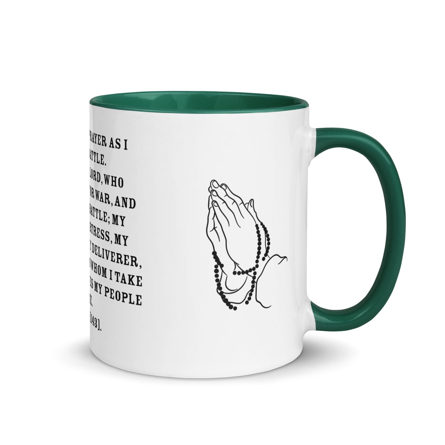 954covenant Solider's Prayer Mug with Color Inside