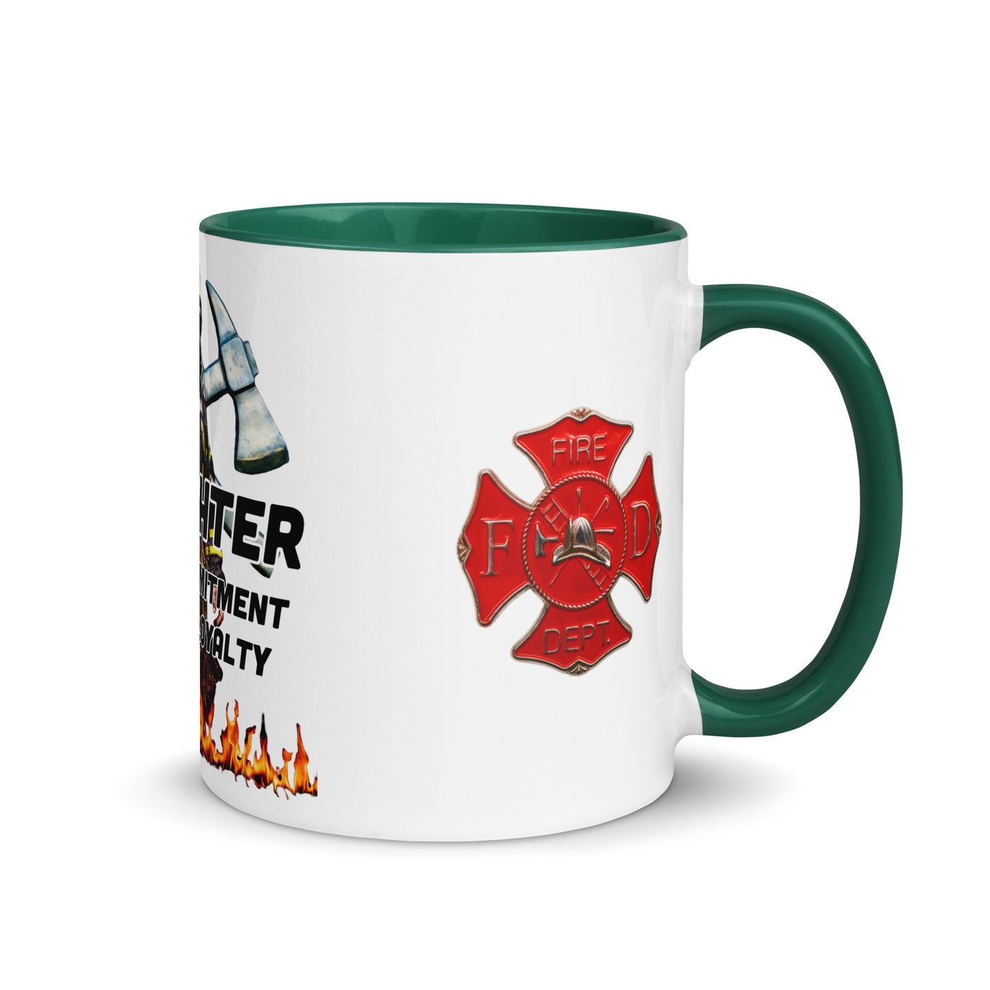 Firefighter 954 Mug with Color Inside