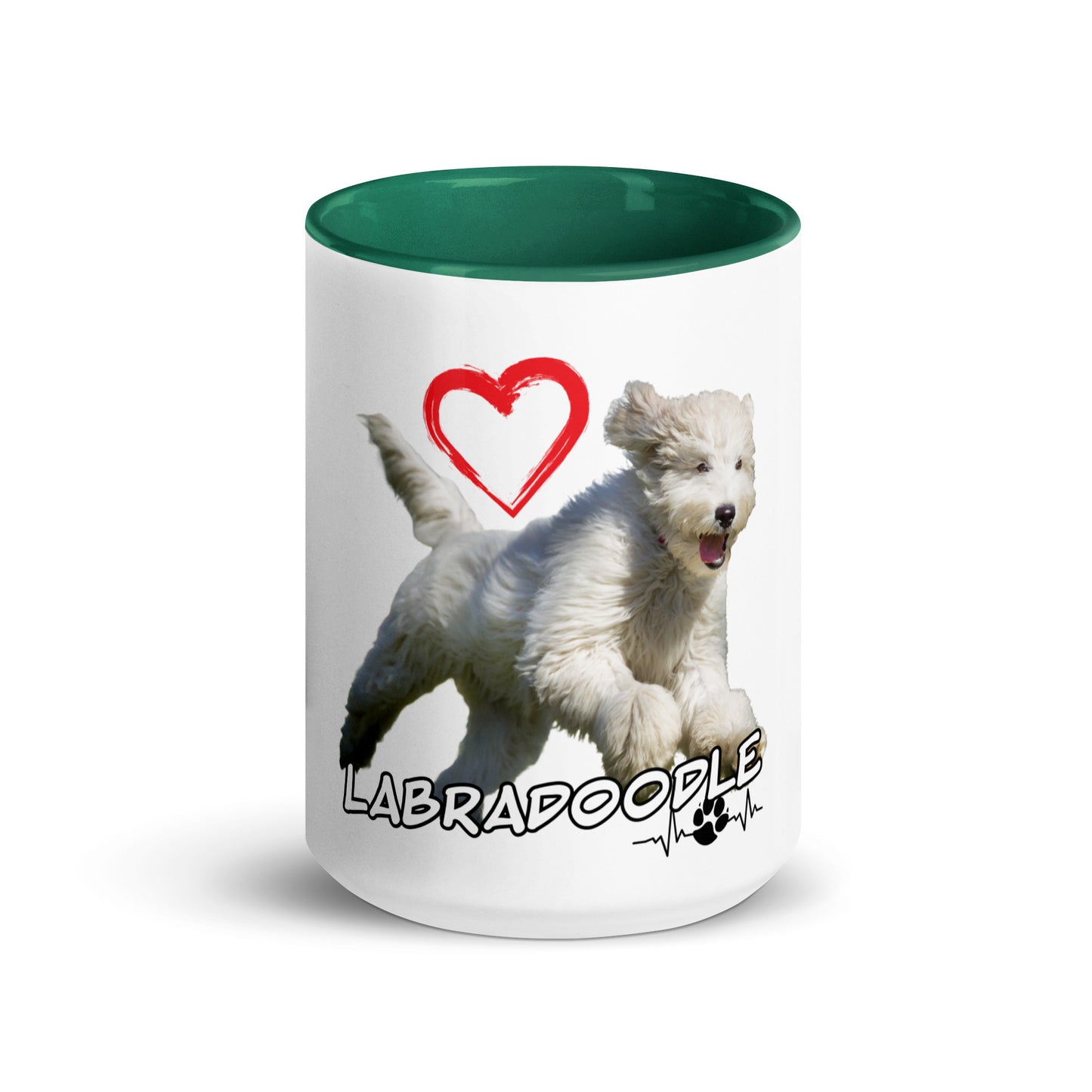 Labradoodle Play 954 Signature Mug with Color Inside
