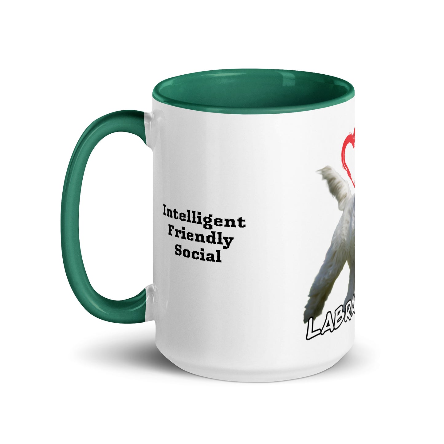 Labradoodle Play 954 Signature Mug with Color Inside