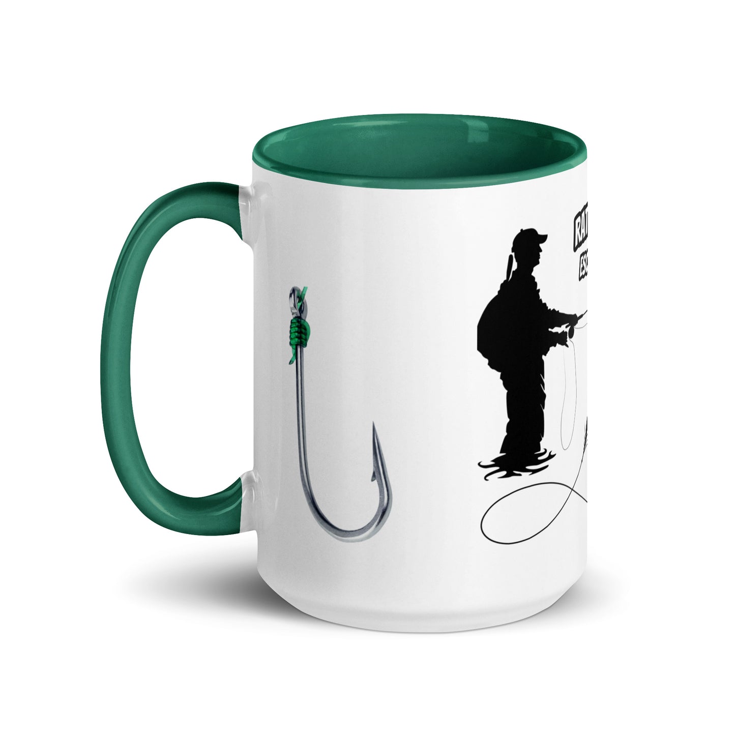 Rather be Fishing 954 Signature Mug with Color Inside