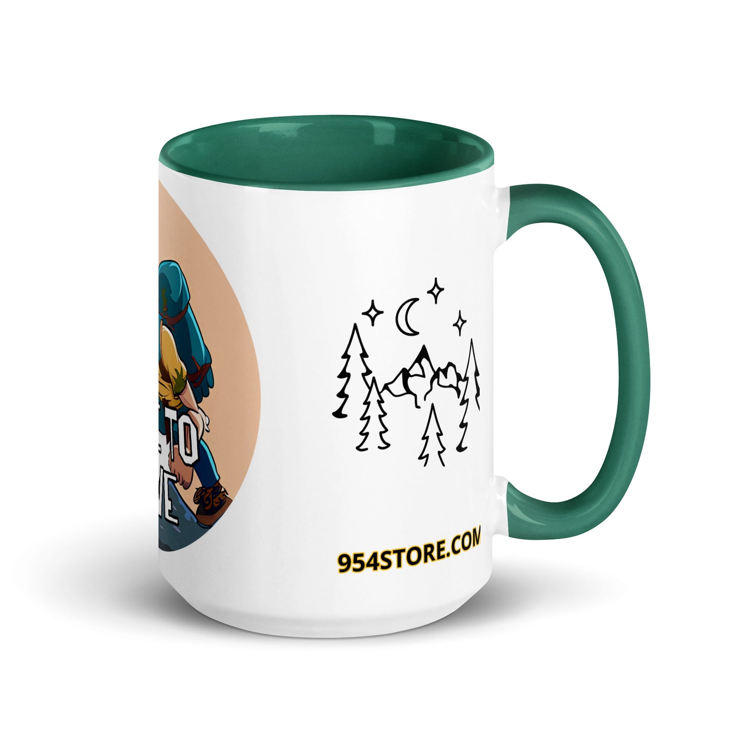 DTL Climb 954 Signature Mug with Color Inside
