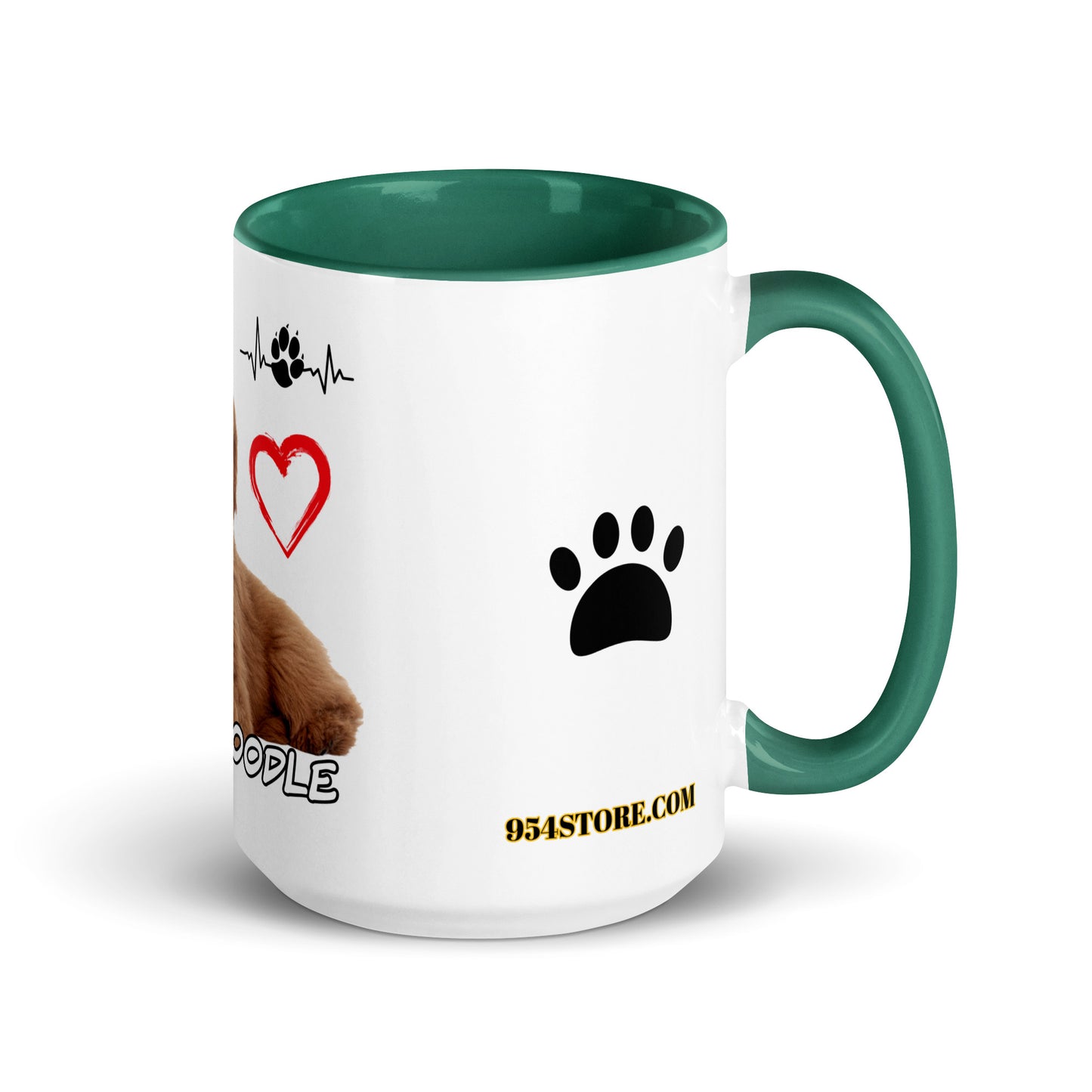 Labradoodle 954 Signature Mug with Color Inside