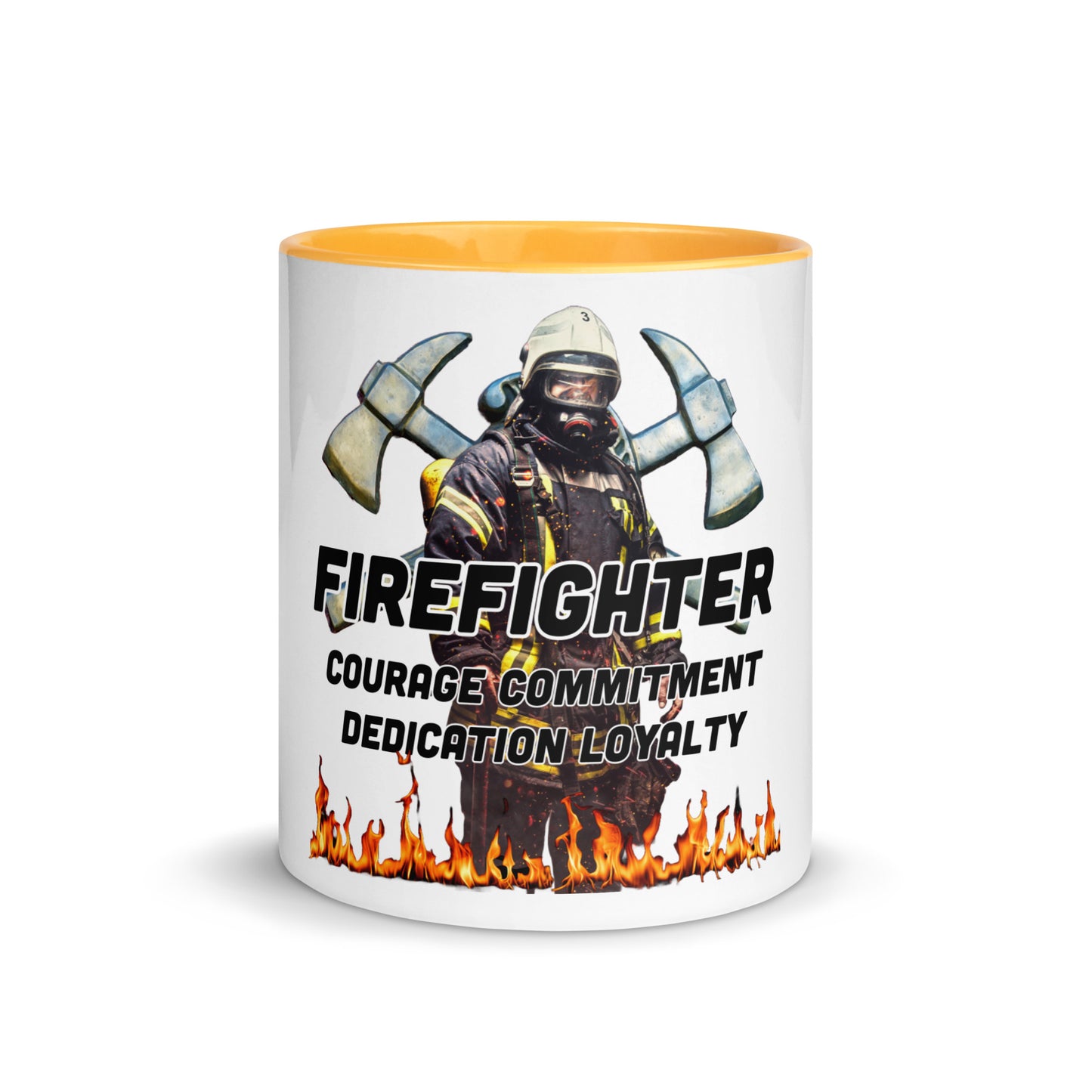Firefighter 954 Mug with Color Inside