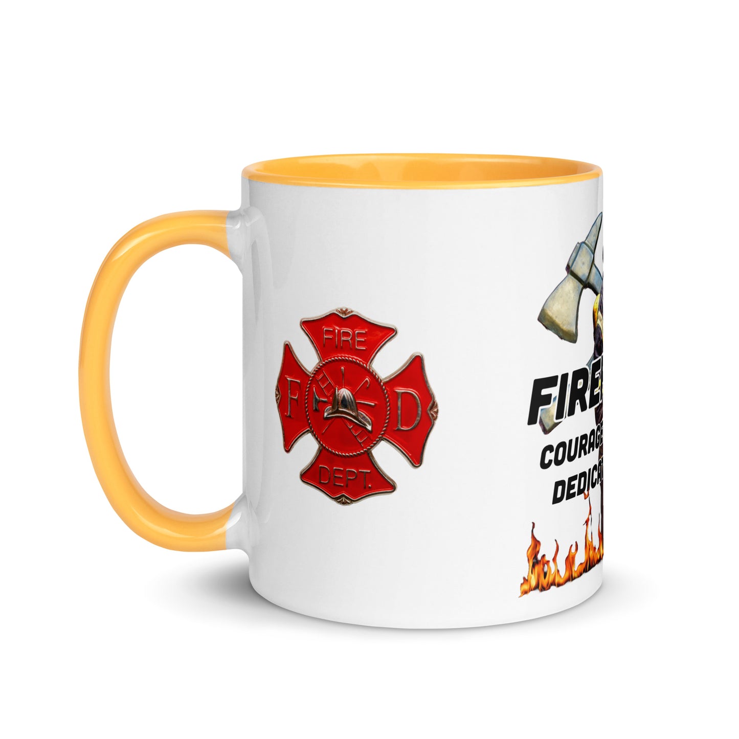 Firefighter 954 Mug with Color Inside