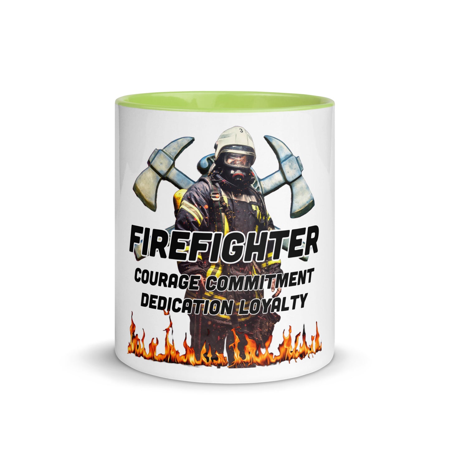 Firefighter 954 Mug with Color Inside