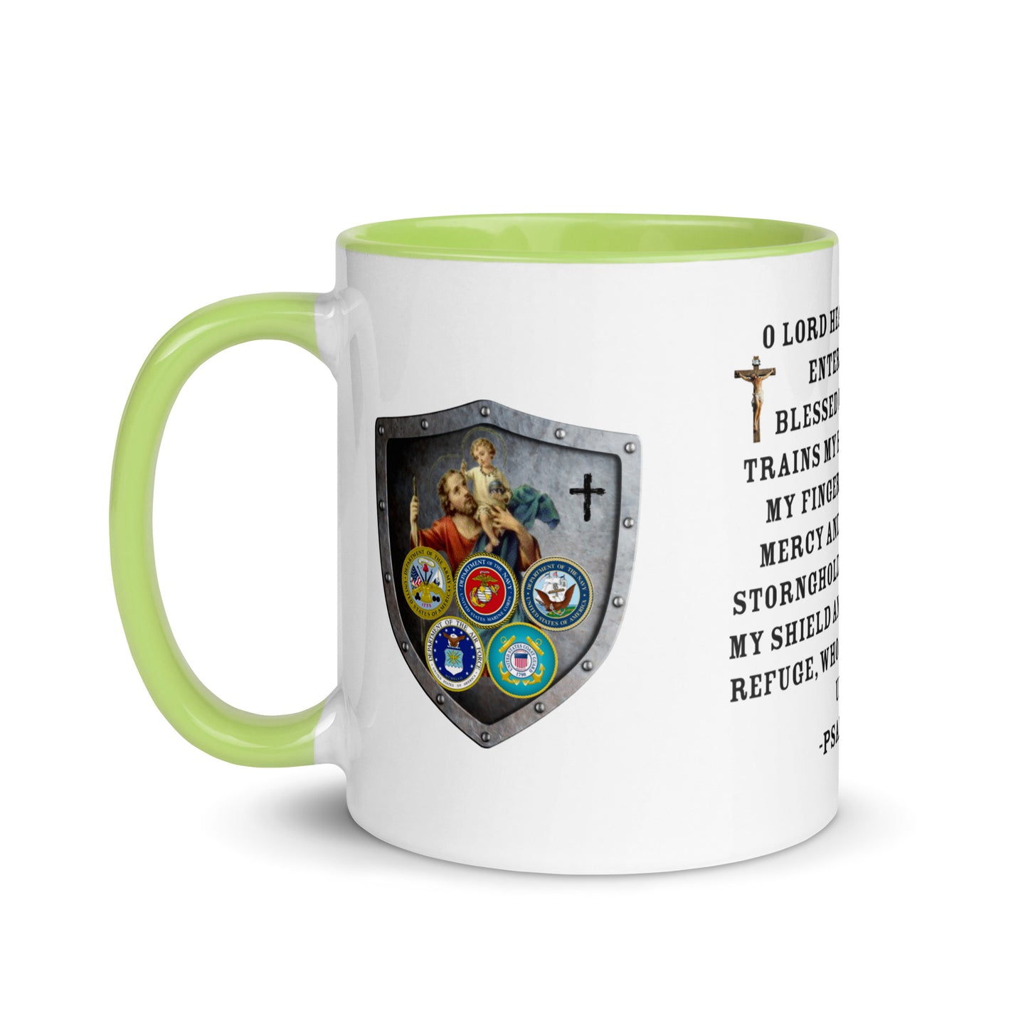 954covenant Solider's Prayer Mug with Color Inside