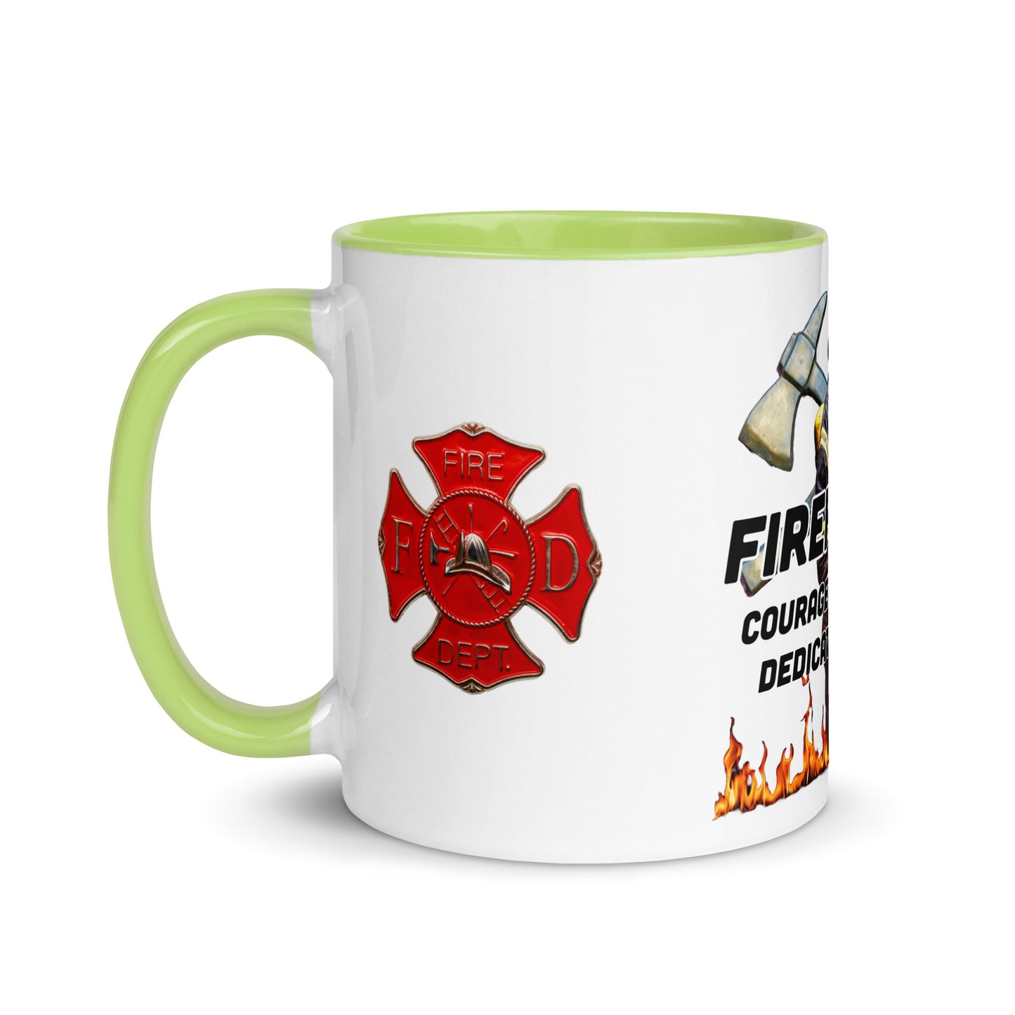 Firefighter 954 Mug with Color Inside