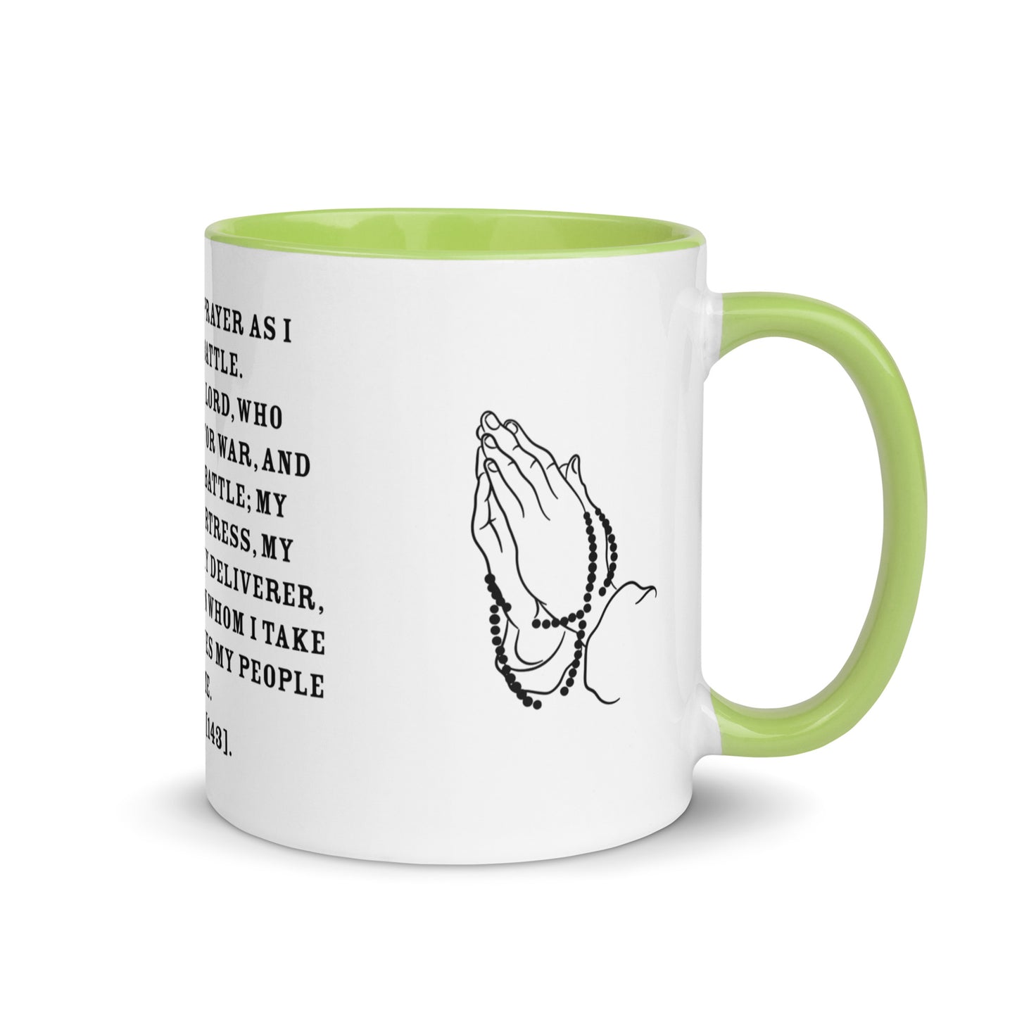 954covenant Solider's Prayer Mug with Color Inside