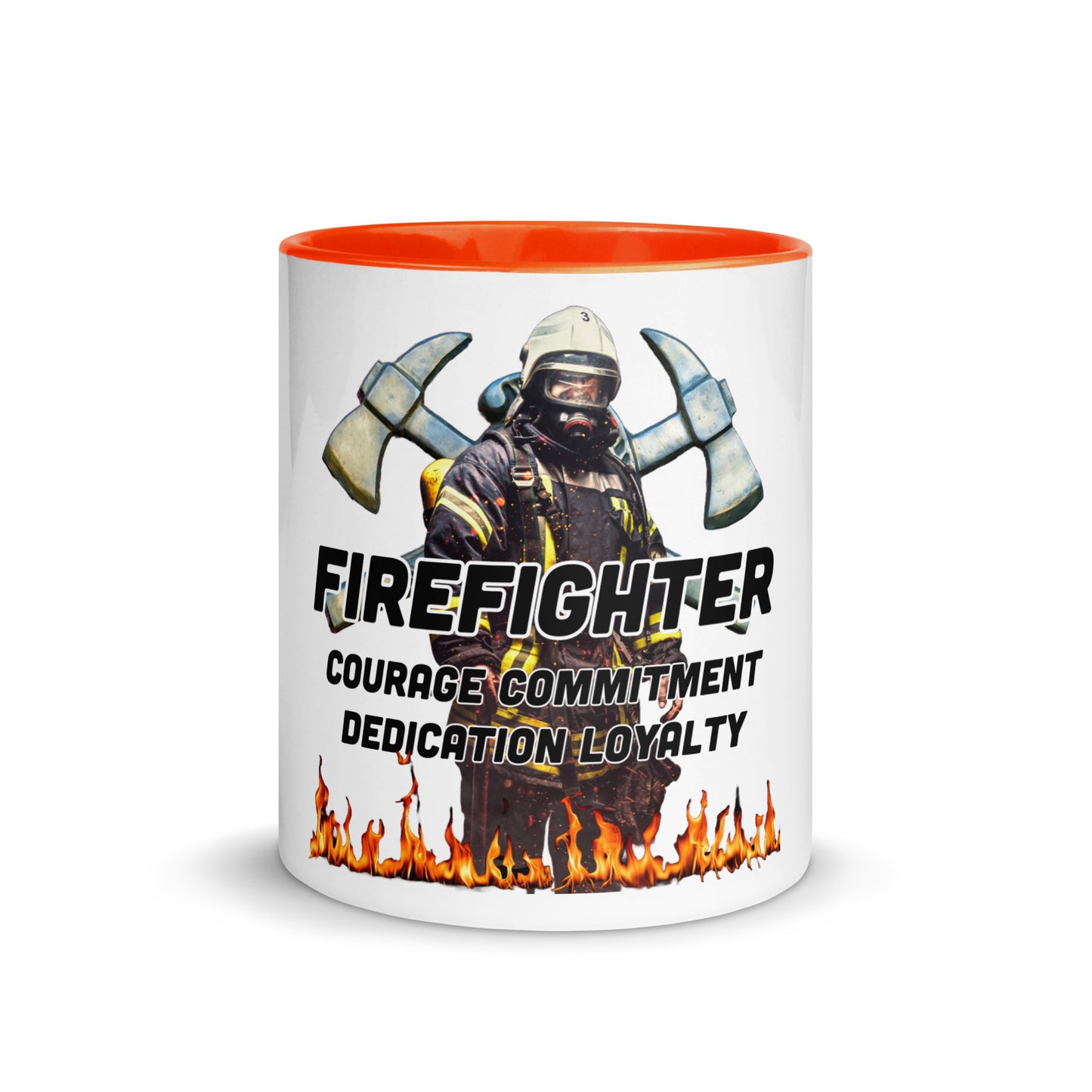 Firefighter 954 Mug with Color Inside