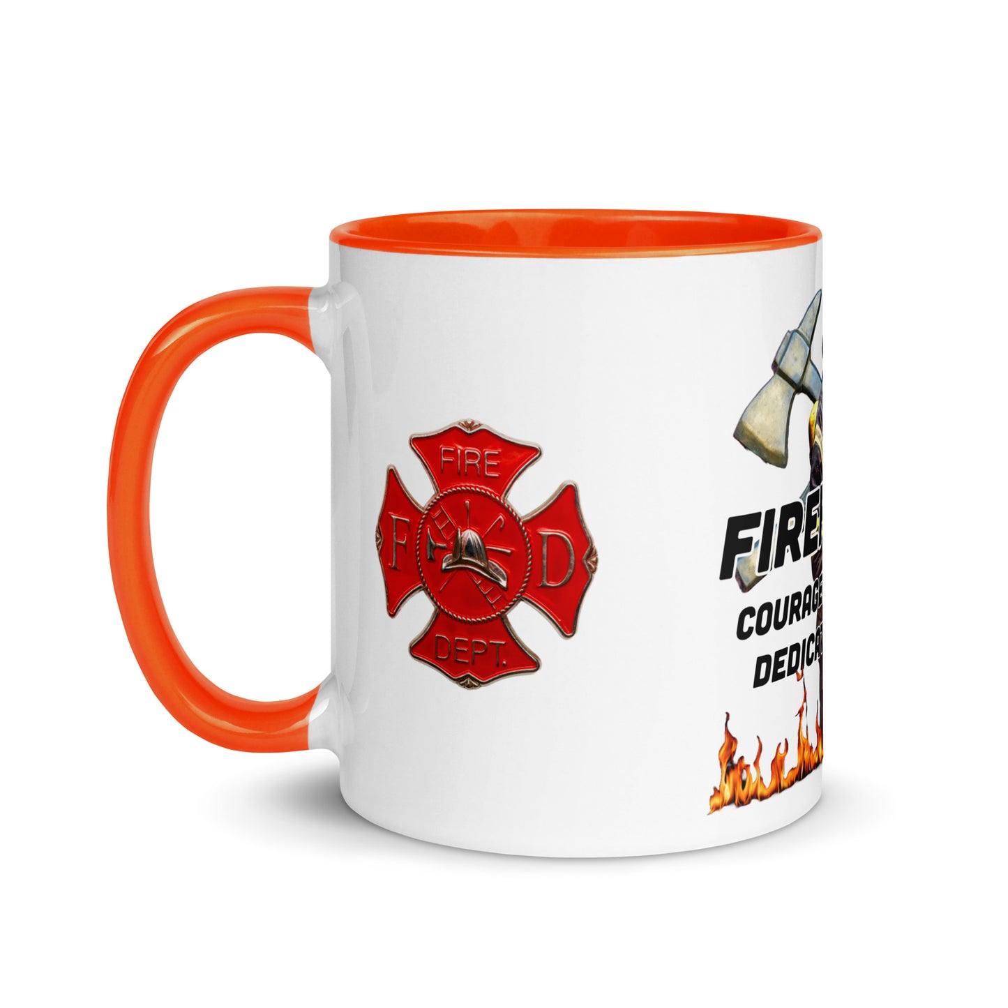 Firefighter 954 Mug with Color Inside