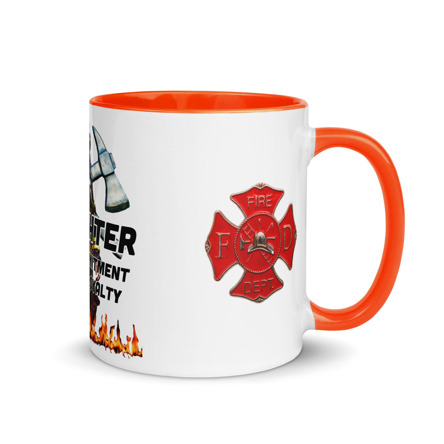 Firefighter 954 Mug with Color Inside