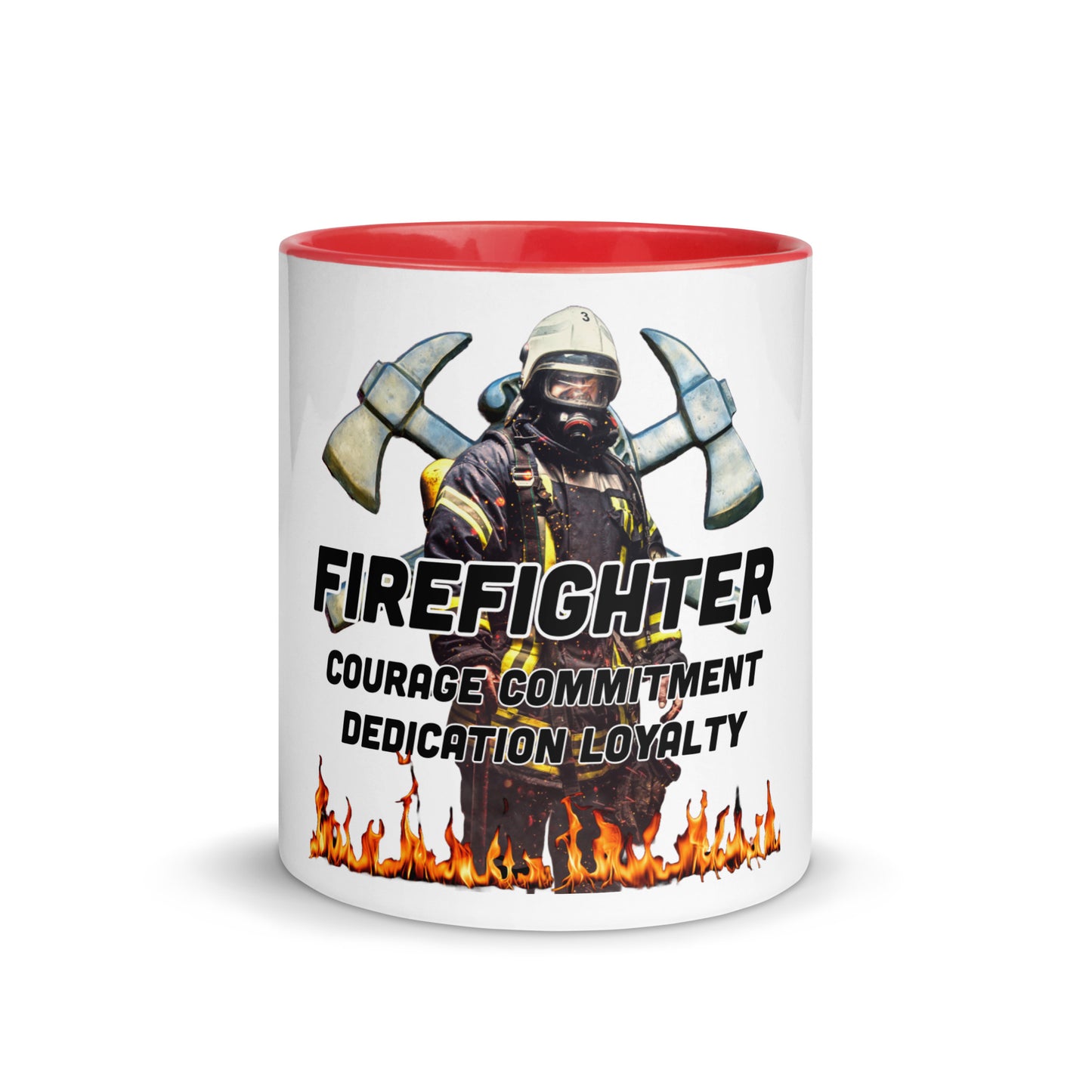 Firefighter 954 Mug with Color Inside