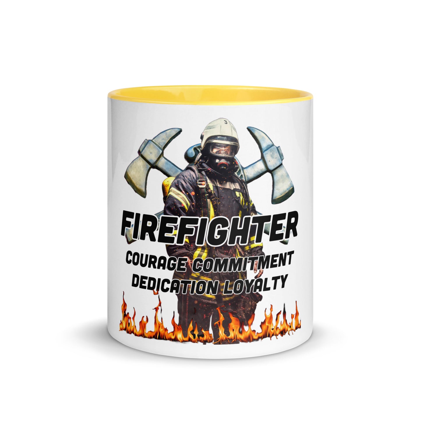 Firefighter 954 Mug with Color Inside